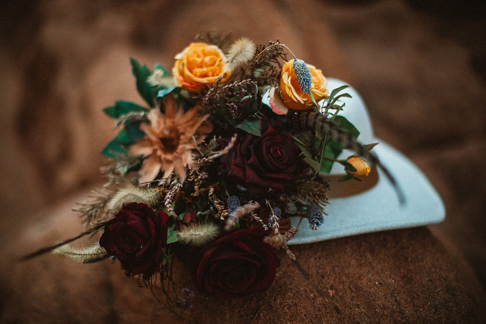 garden of the gods, details, dried florals