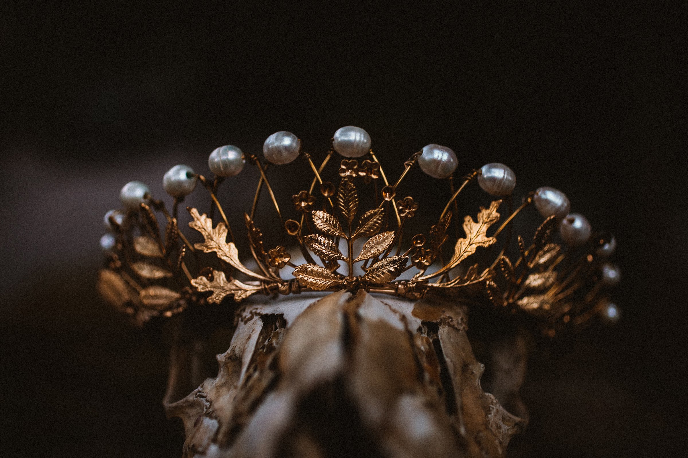 Boston-wedding-witchy-skull-crown